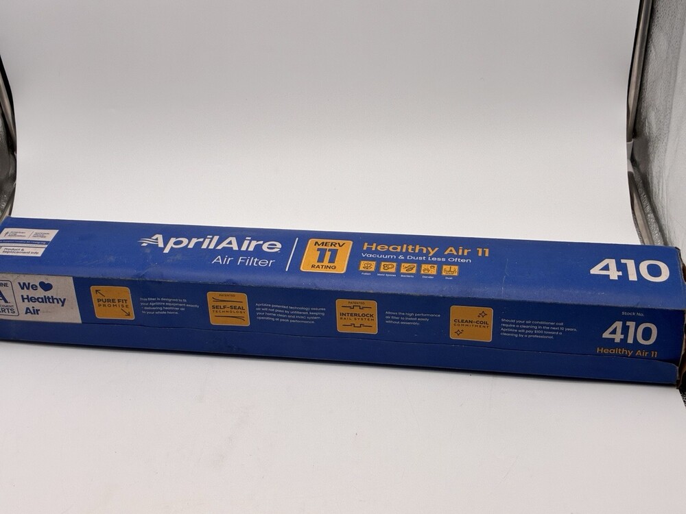 Aprilaire 410 Healthy Air 11 Replacement Air Filter MERV 11 Genuine New